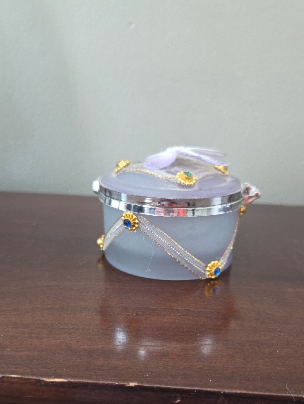 Delicate Purple Butterfly Trinket Box - Picture 5 of 11